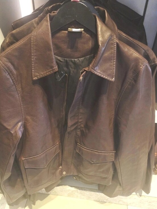 Disney Other - Disney Indiana Jones Brown Leather Bomber Jacket